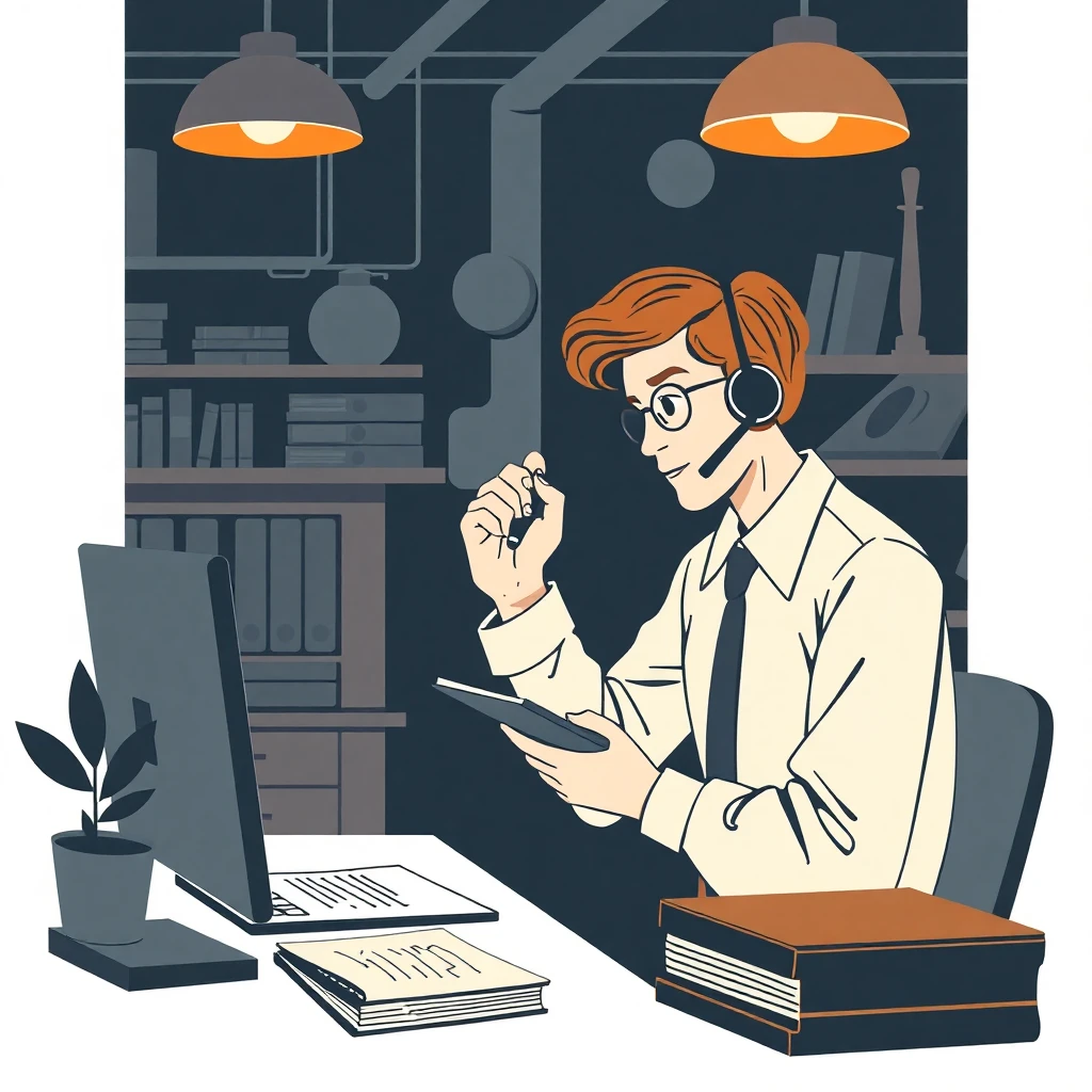 Taking notes during a job interview