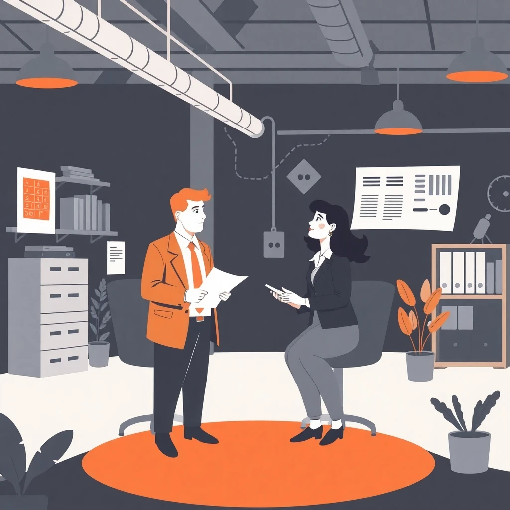 Discussing work benefits