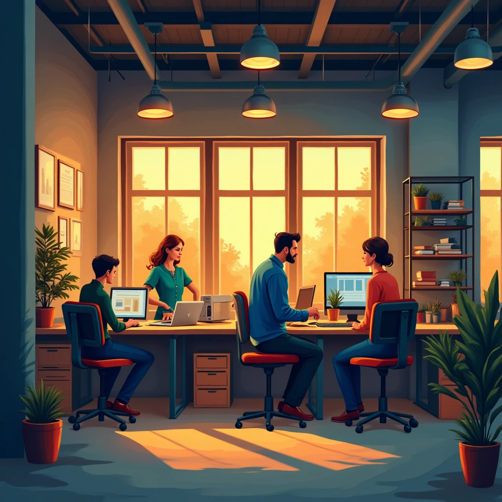 In-office work setting