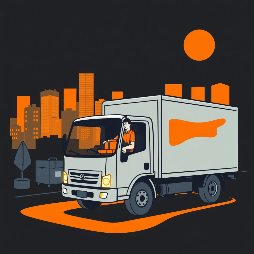 High-paying delivery job setting