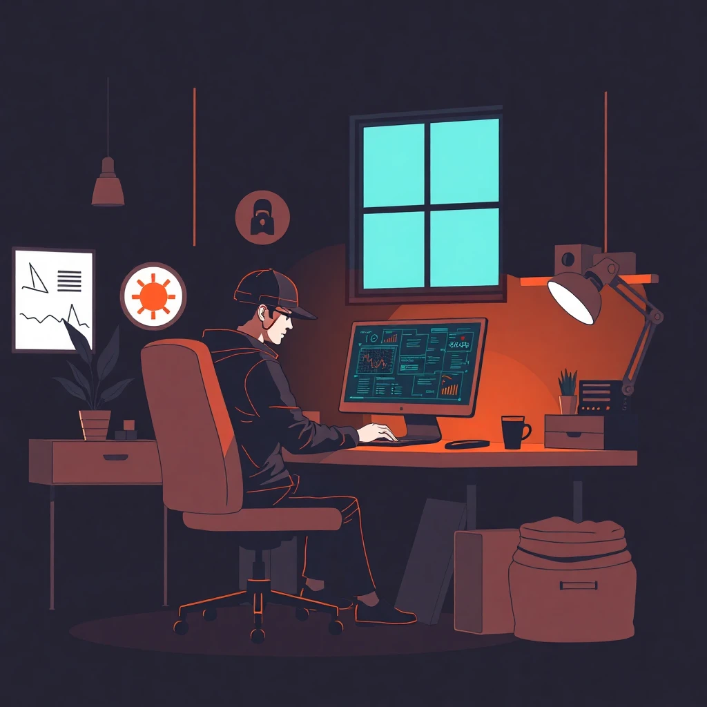 Remote cybersecurity work setup