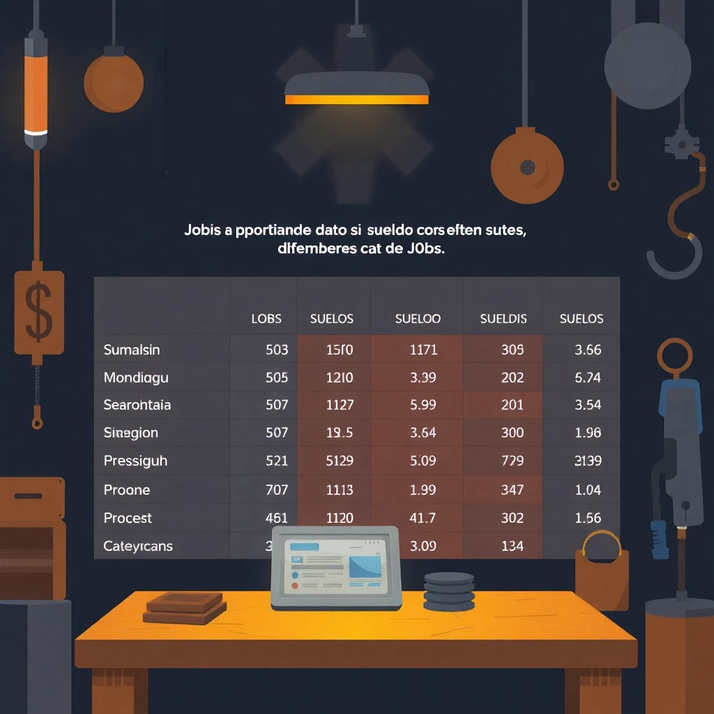 Comparación de sueldos en empresas de software