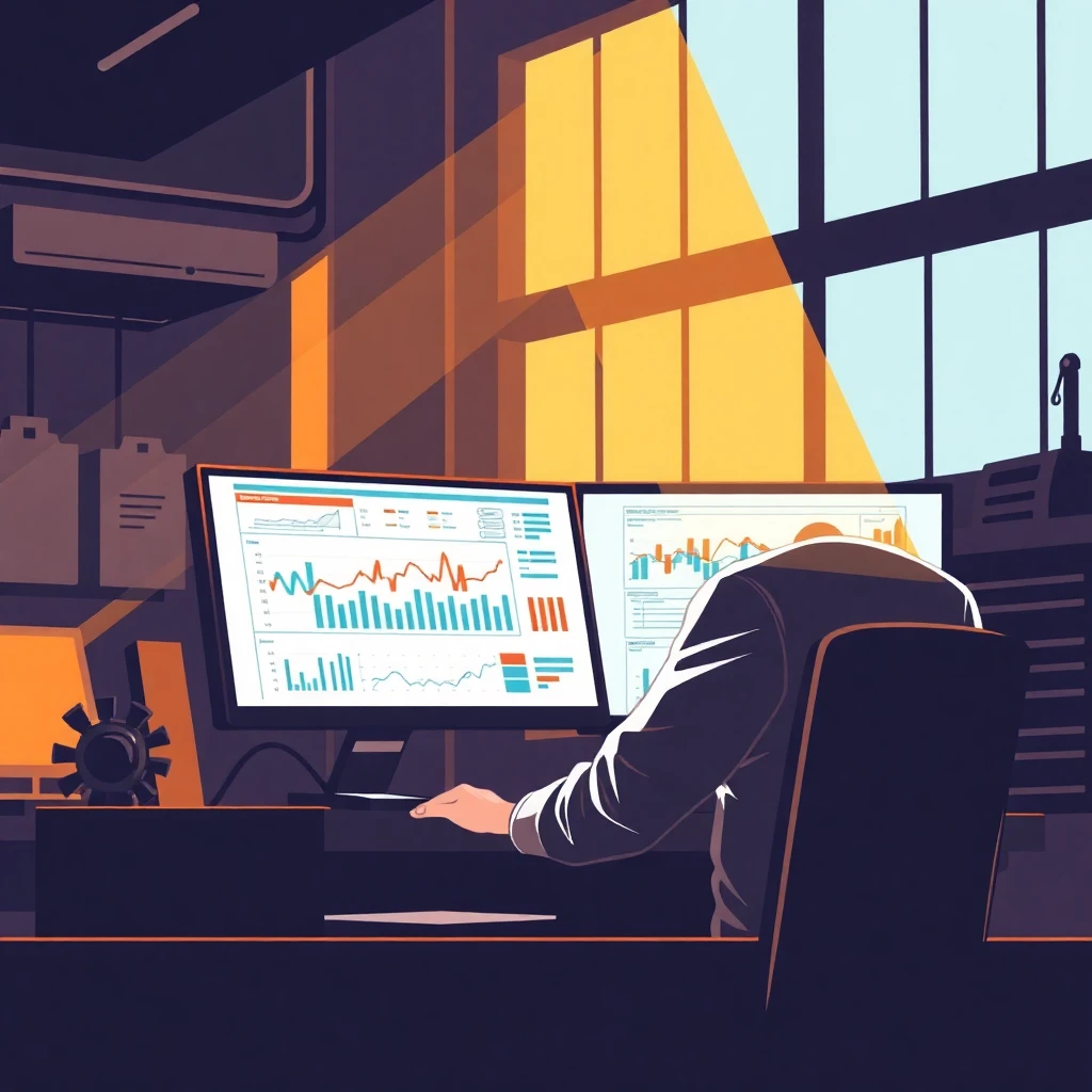 Data analysis in progress