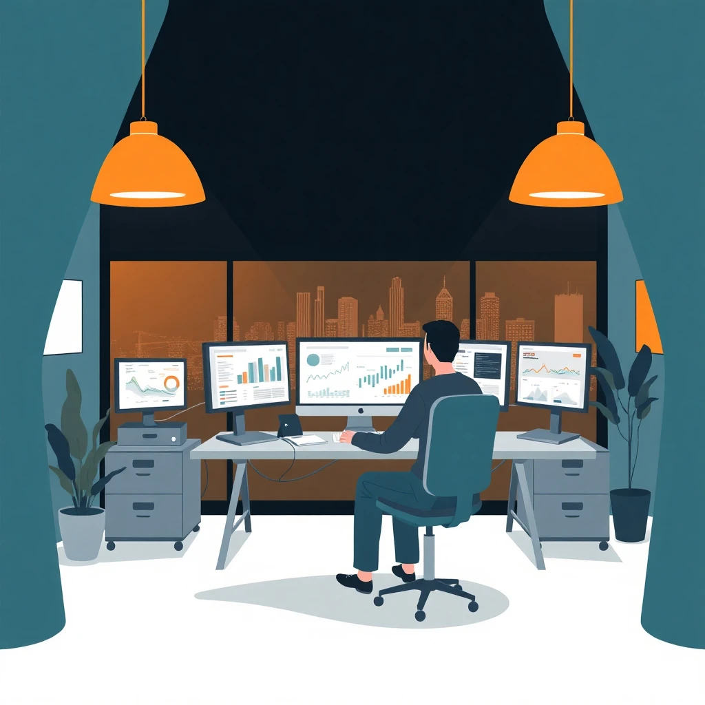 Freelancer working on data science projects