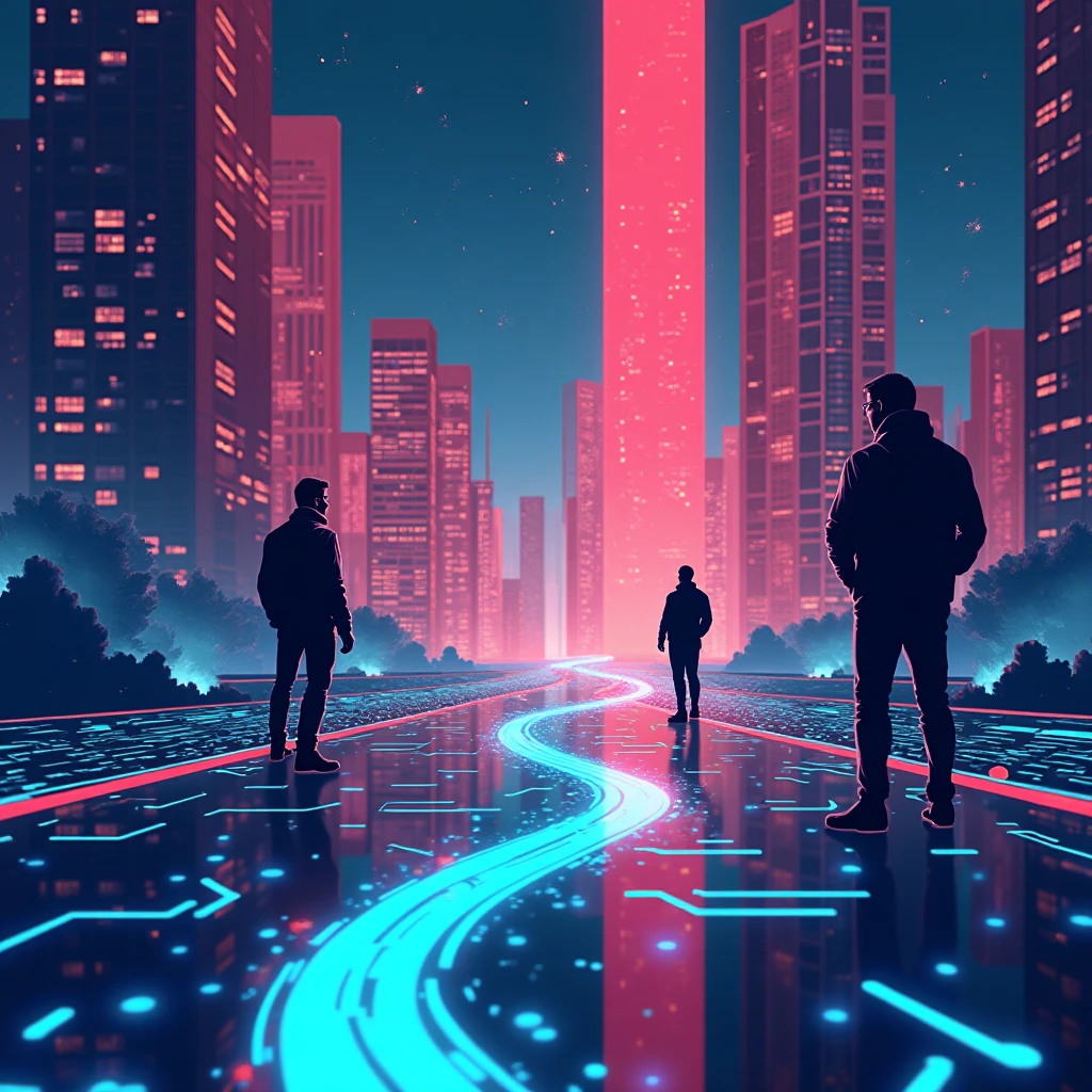 Conceptual image of AI integration