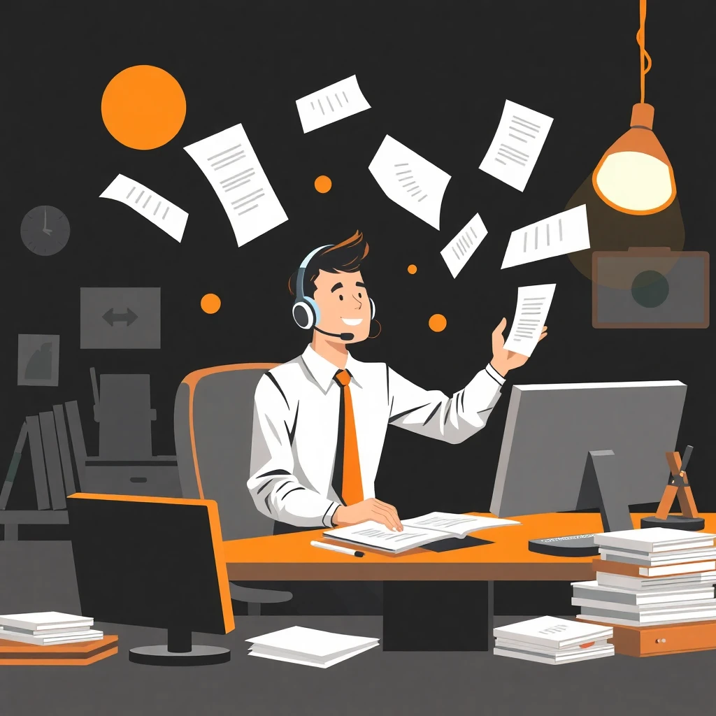 Multitasking in customer service