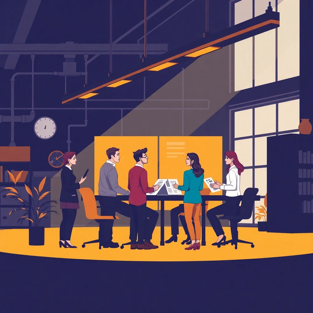 Finance team meeting