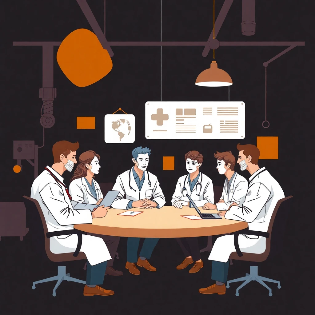 Healthcare strategy meeting