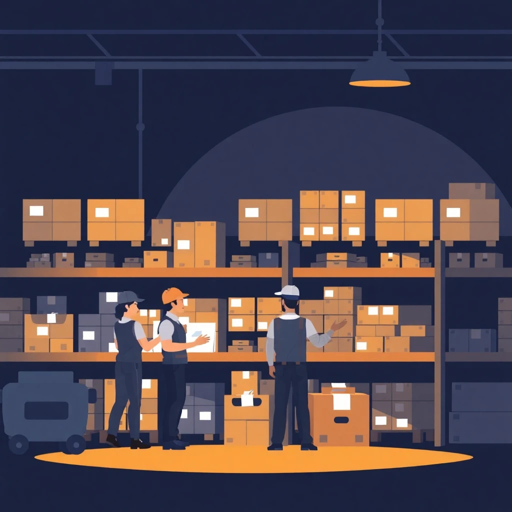 Teamwork in warehouse logistics