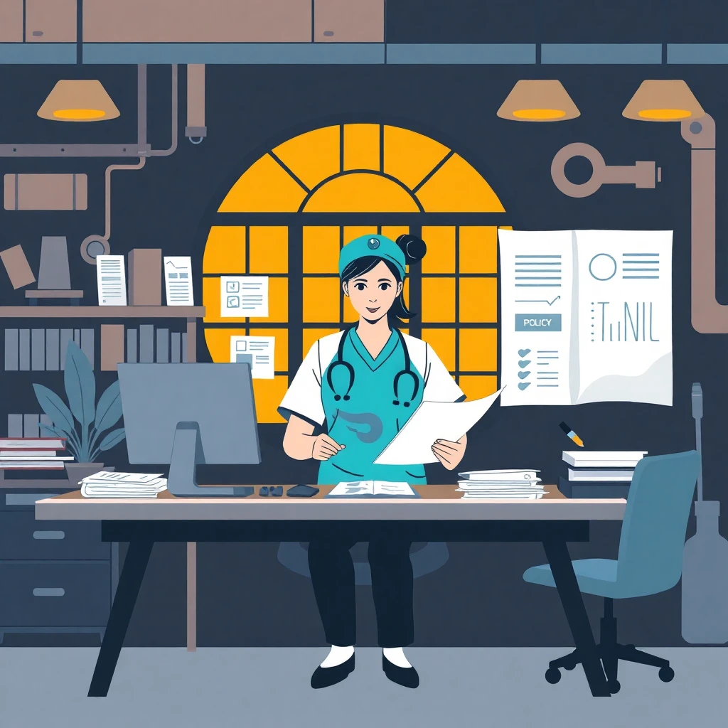 Nurse in policy development