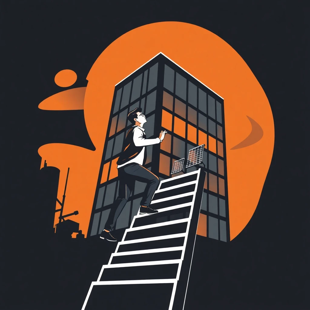 Symbol of career growth