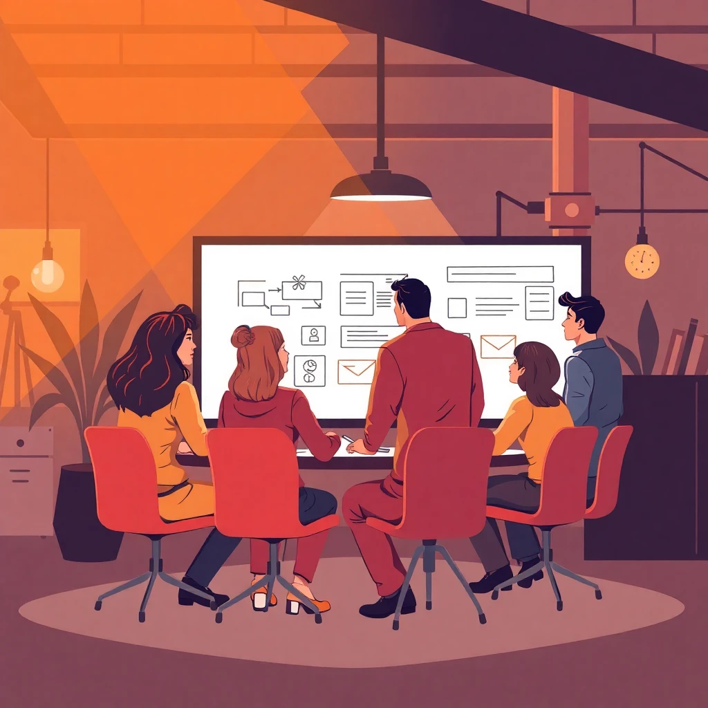 Team project meeting