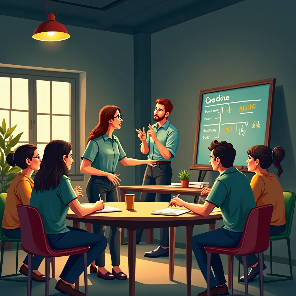 Interactive teaching session