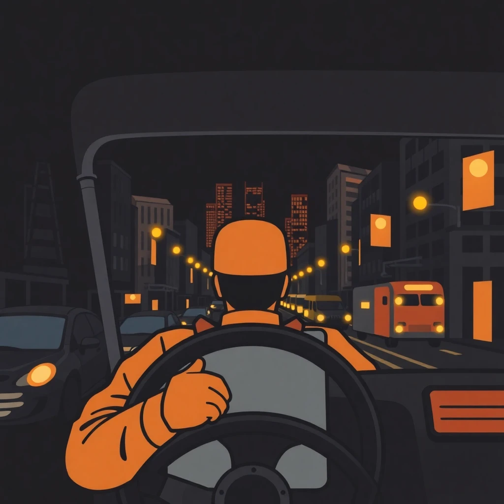 Urban delivery driving