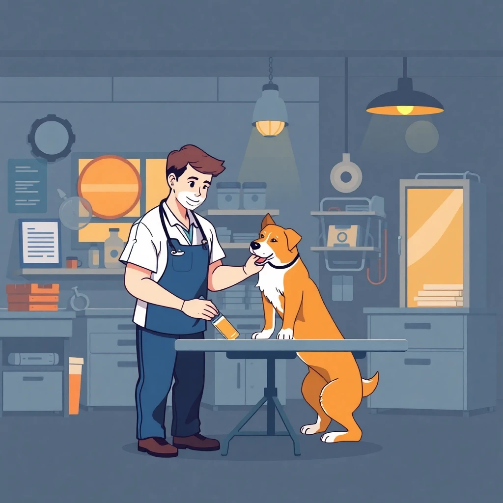 Trabajo de auxiliar veterinario