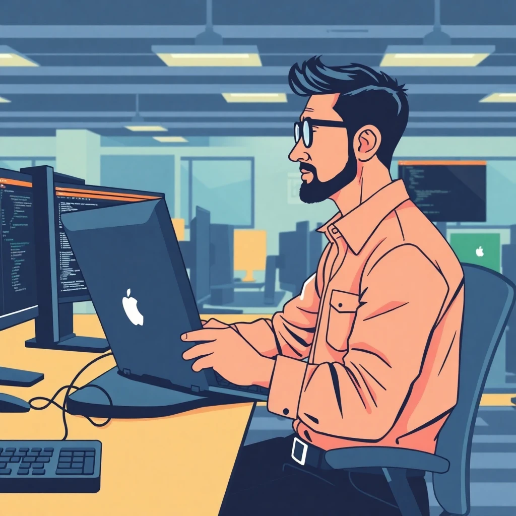 Ingeniero de software en un entorno de trabajo