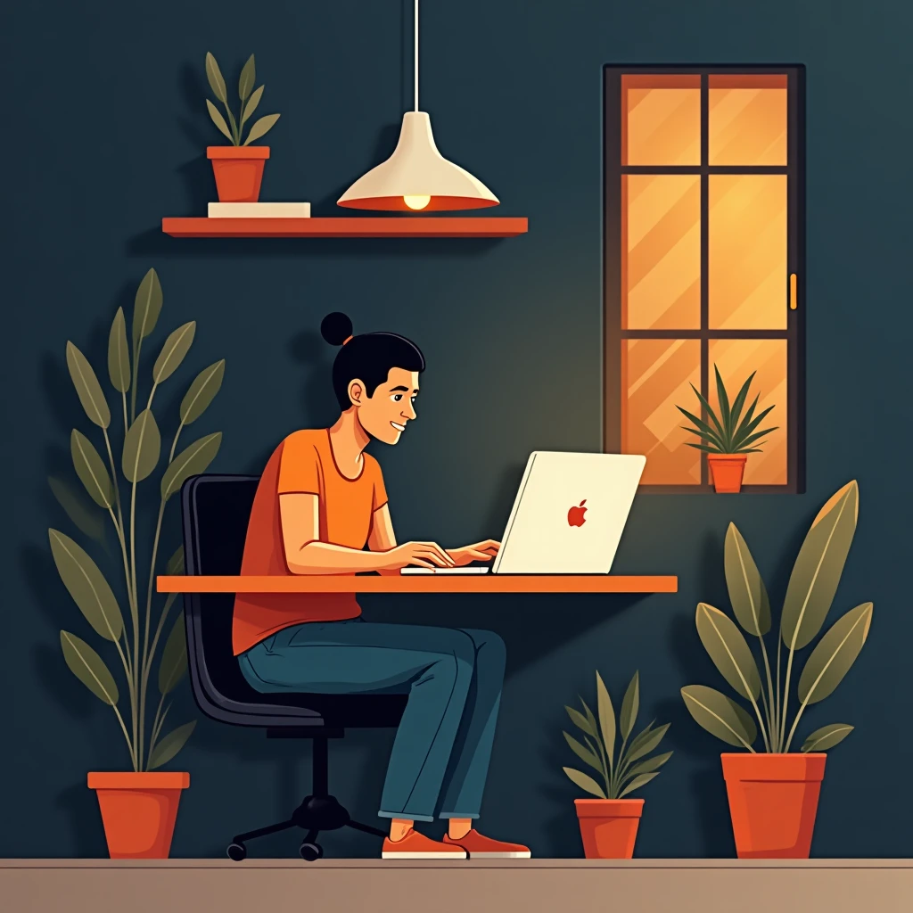 Trabajo remoto en casa