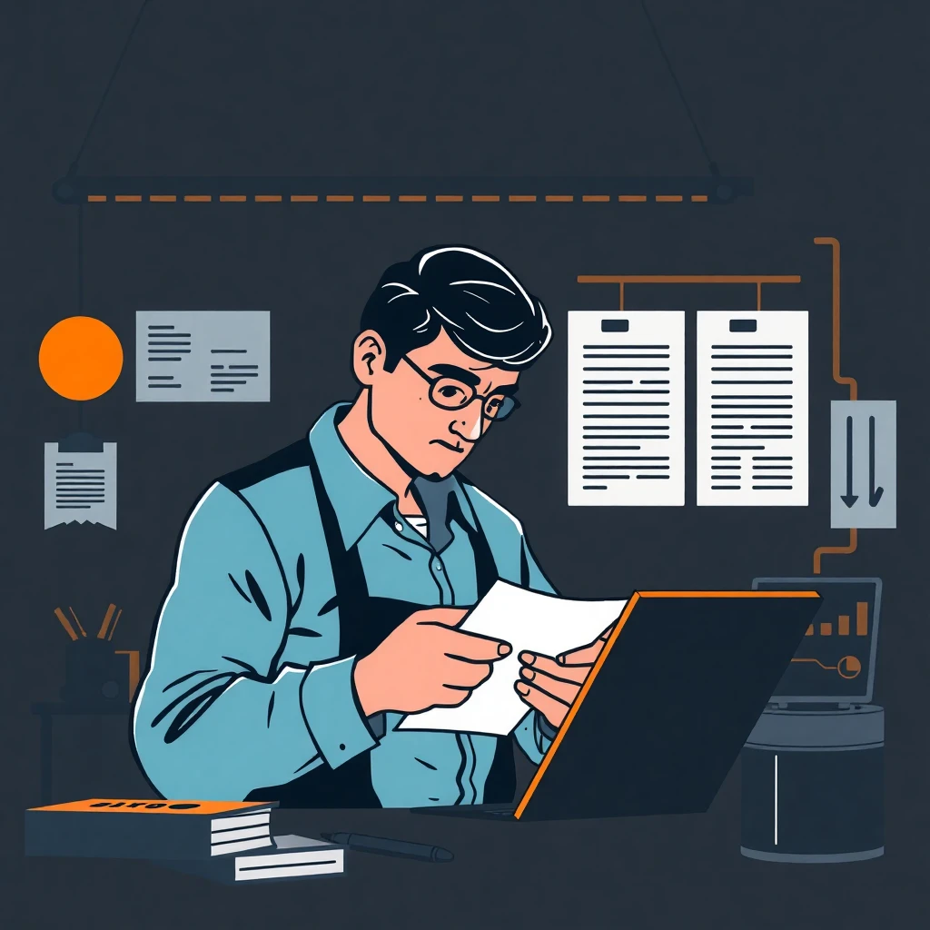 Revisando ofertas de empleo en finanzas