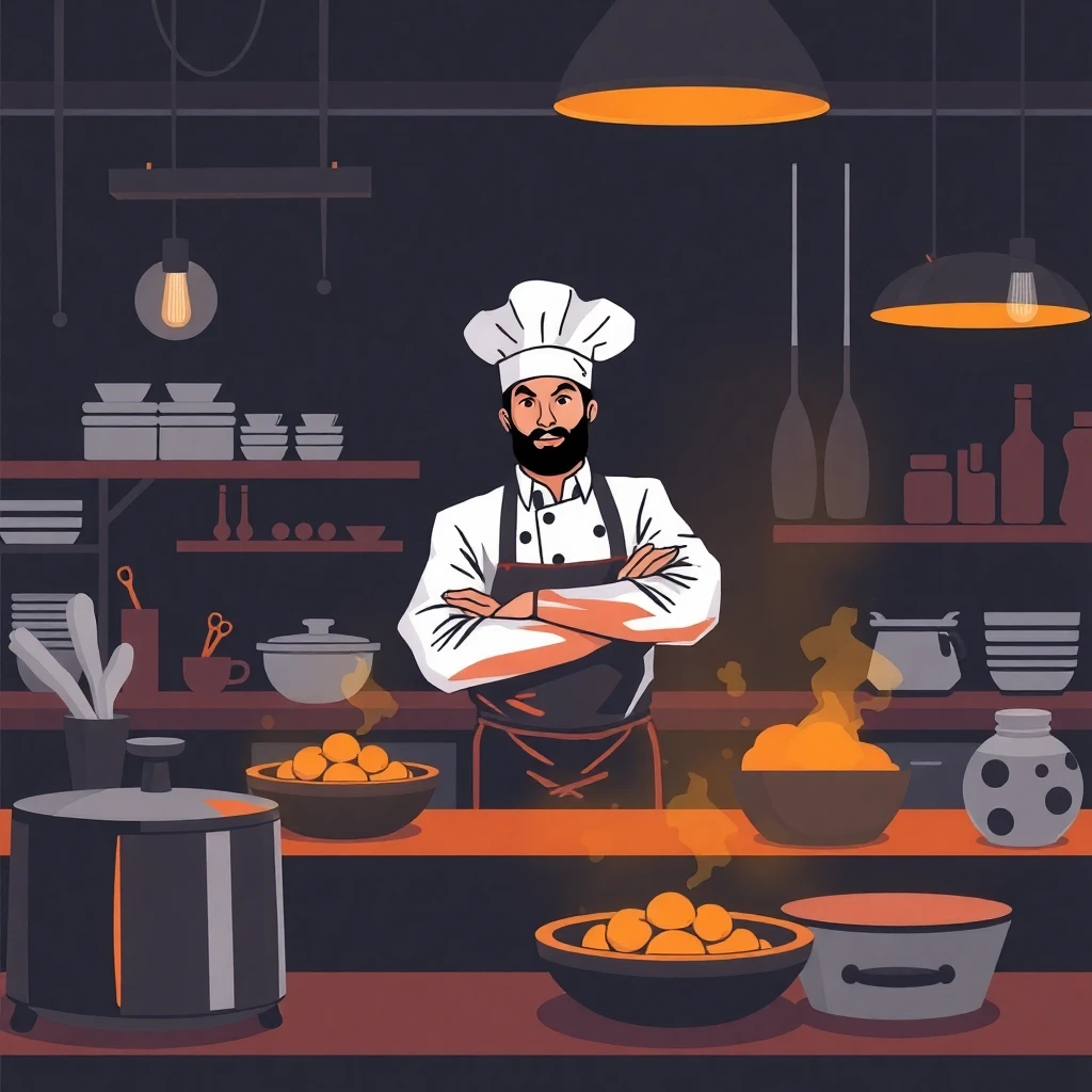Chef en acción