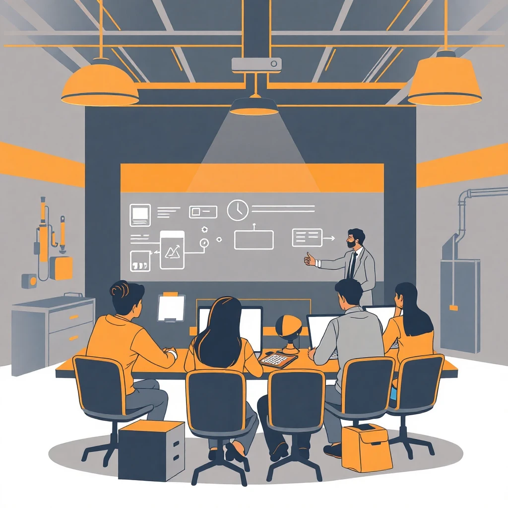 Clase moderna con tecnología avanzada