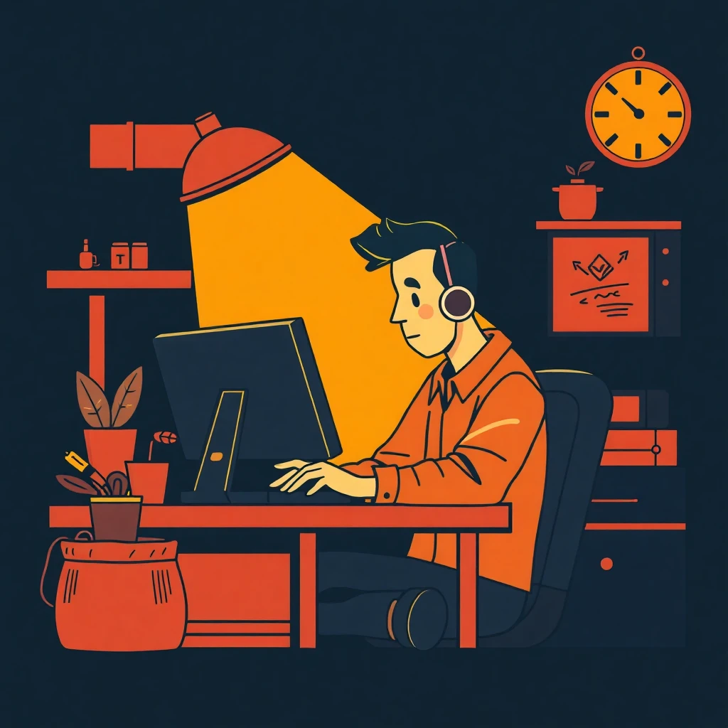 Trabajando desde casa en atención al cliente