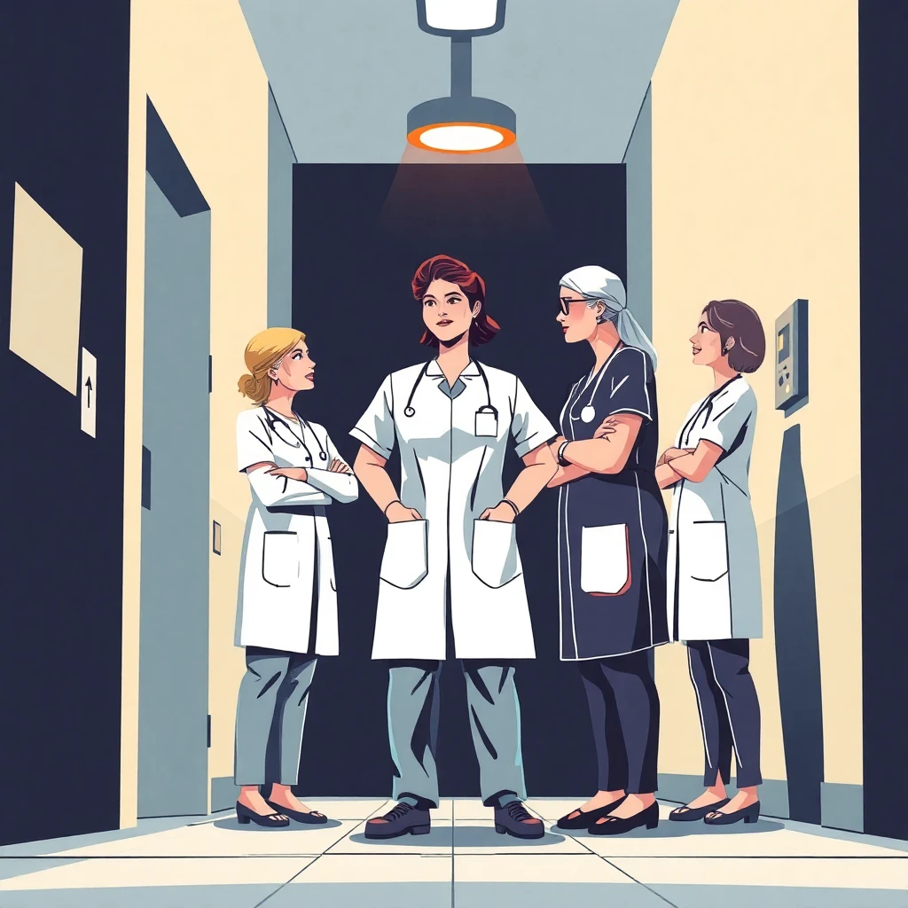 Profesionales de la salud colaborando