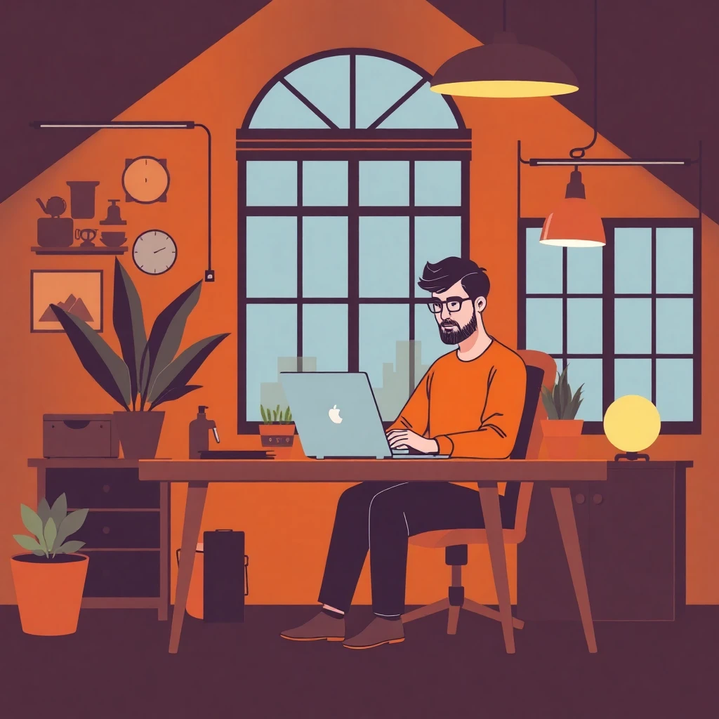 Flexibles Arbeiten von zu Hause