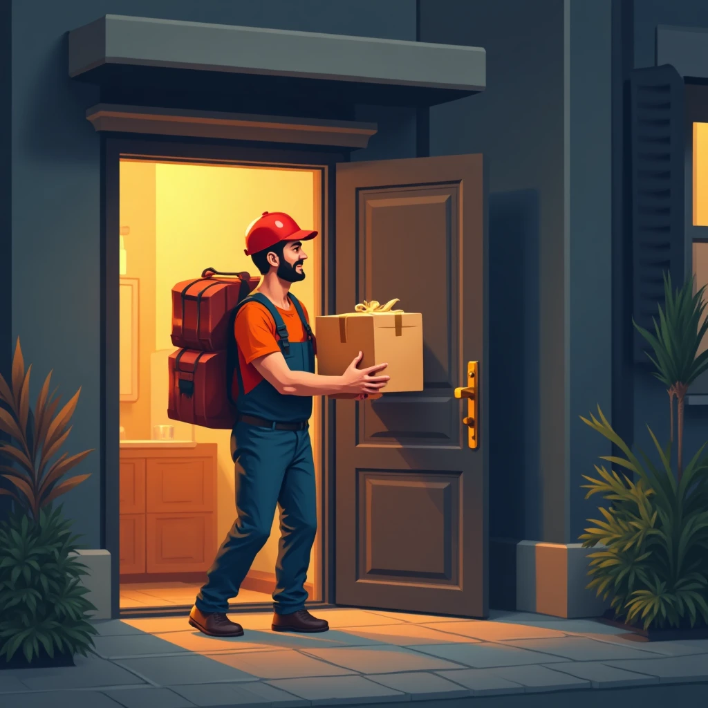 Delivery driver interaction