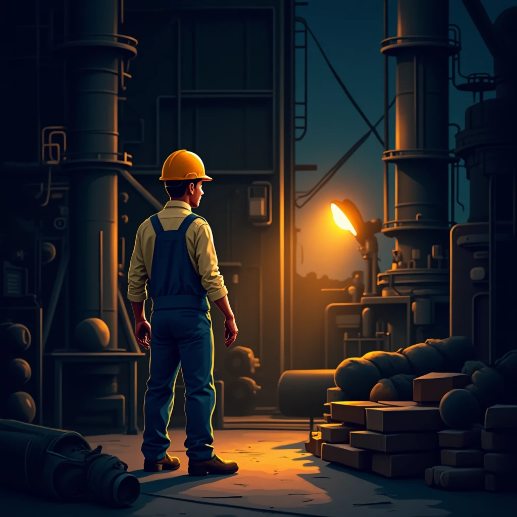 Trabajador en turno nocturno