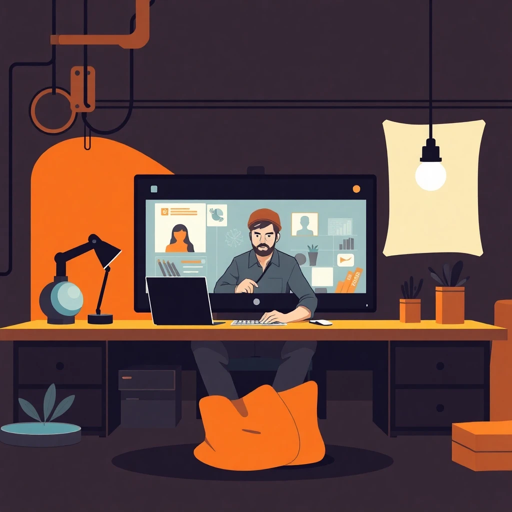 Trabajando desde casa en atención al cliente