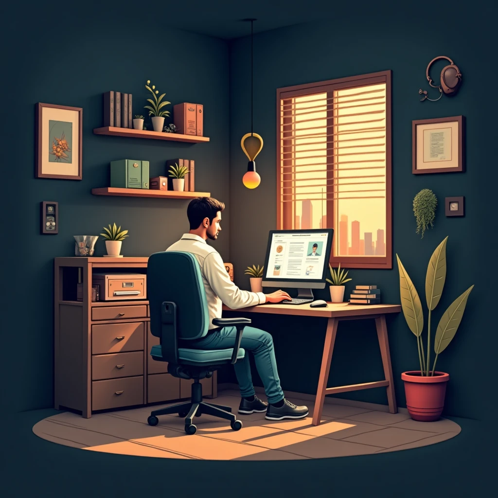 Trabalho remoto em tecnologia