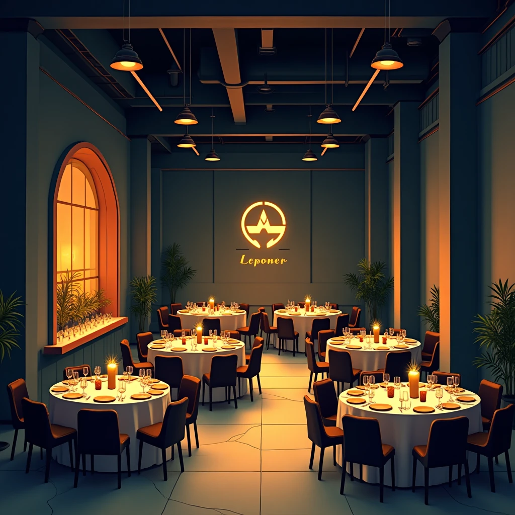 Salão de eventos elegante