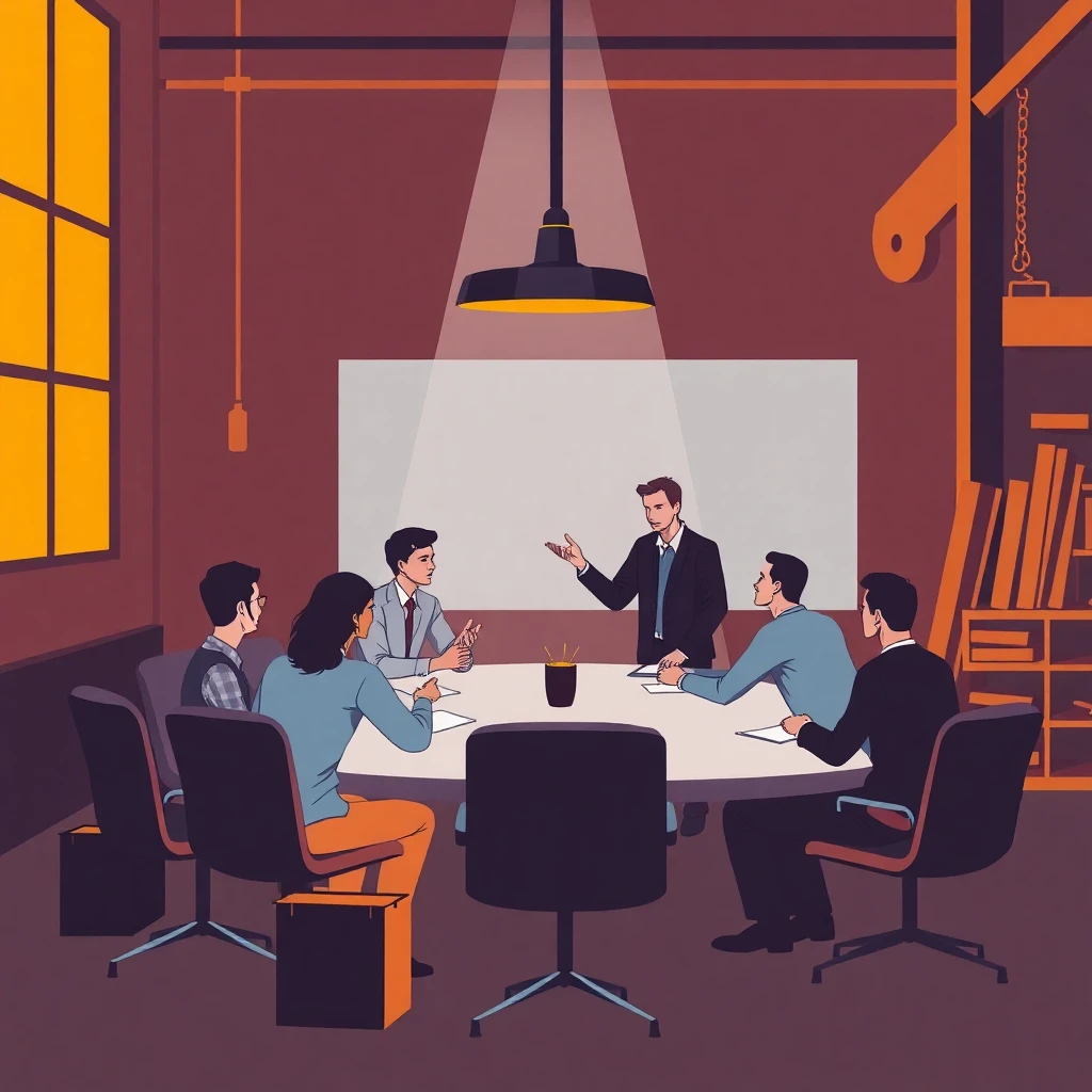 Discussão sobre oportunidades de carreira