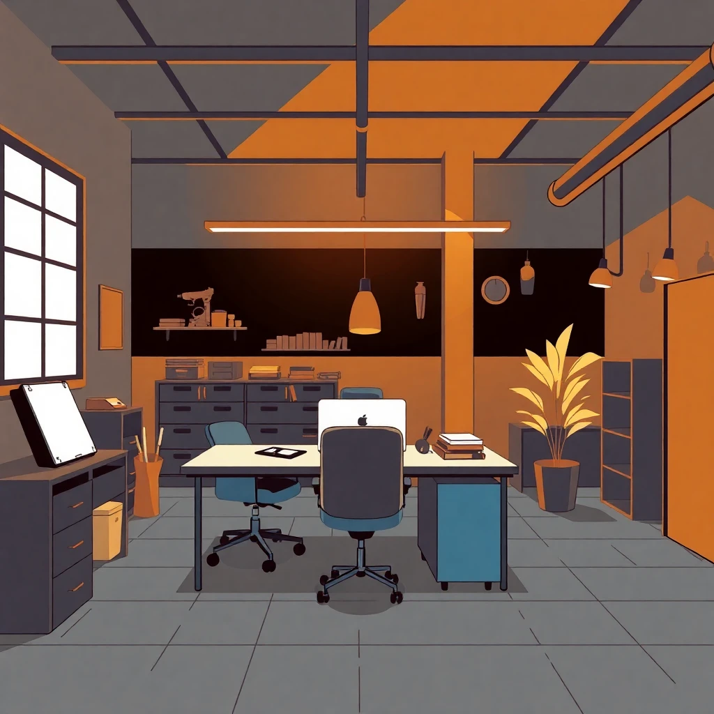 Ambiente de trabalho com bons benefícios