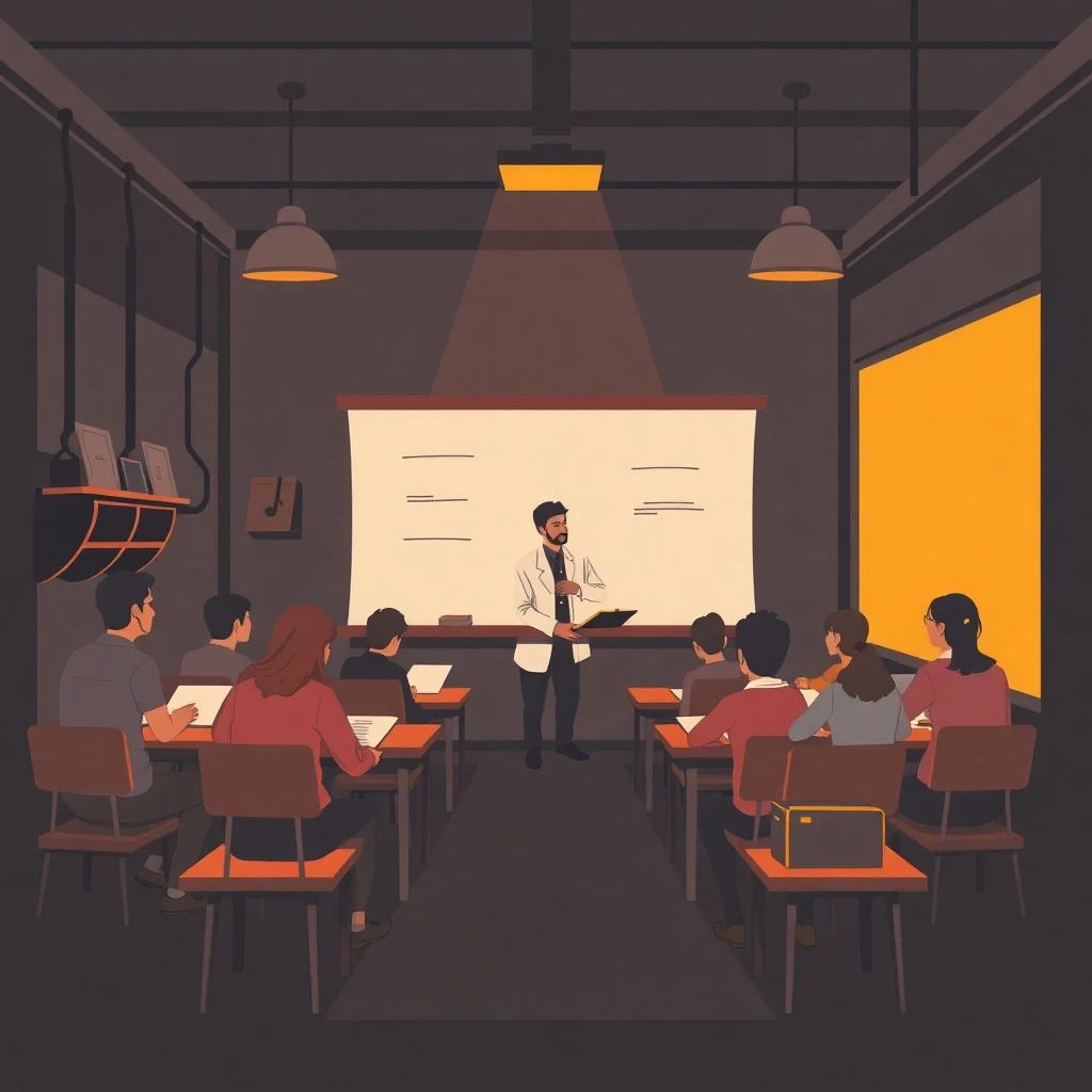 Experiência de sala de aula presencial