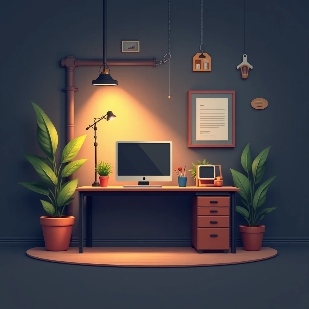 Work-life balanced office setting