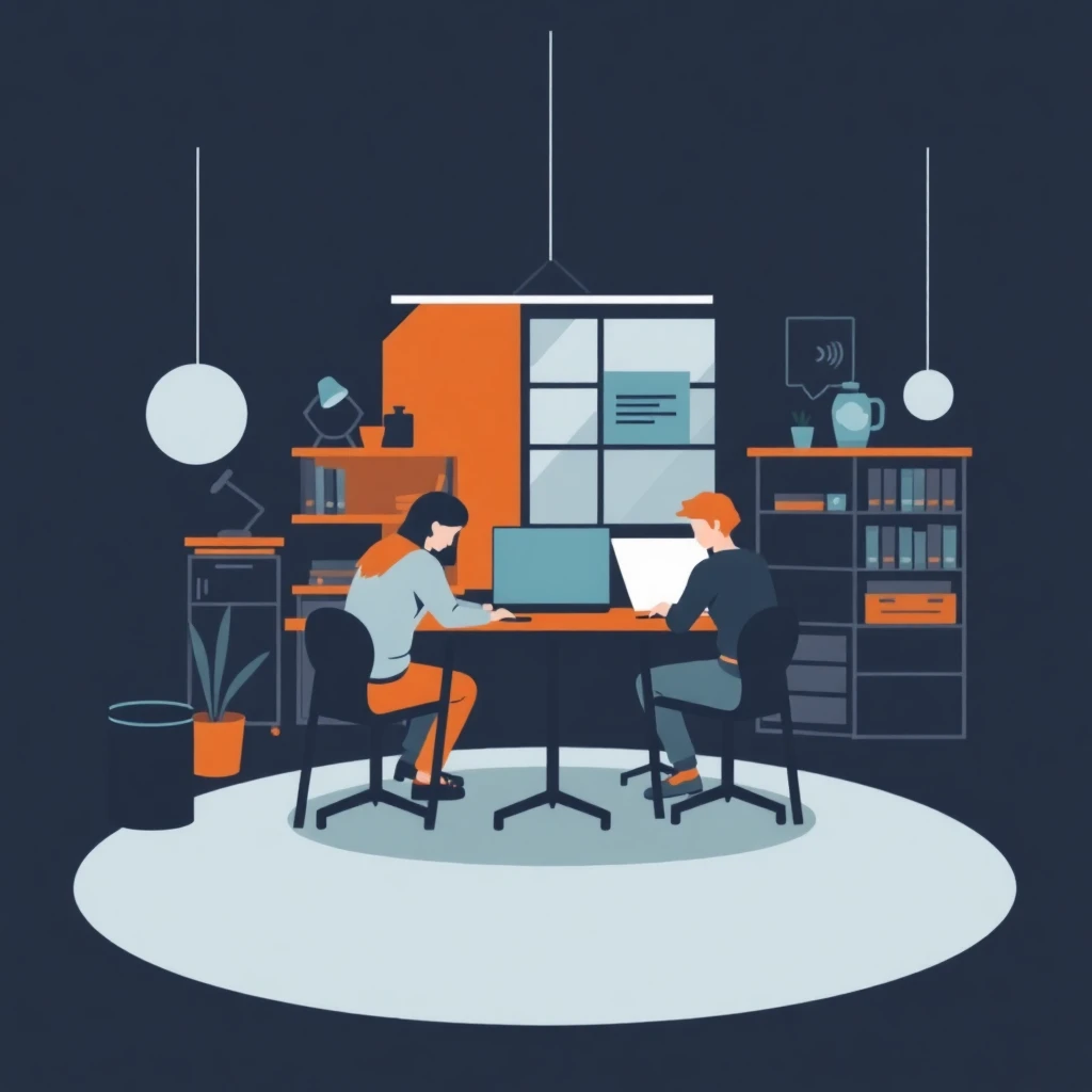 Colaboração em escritório