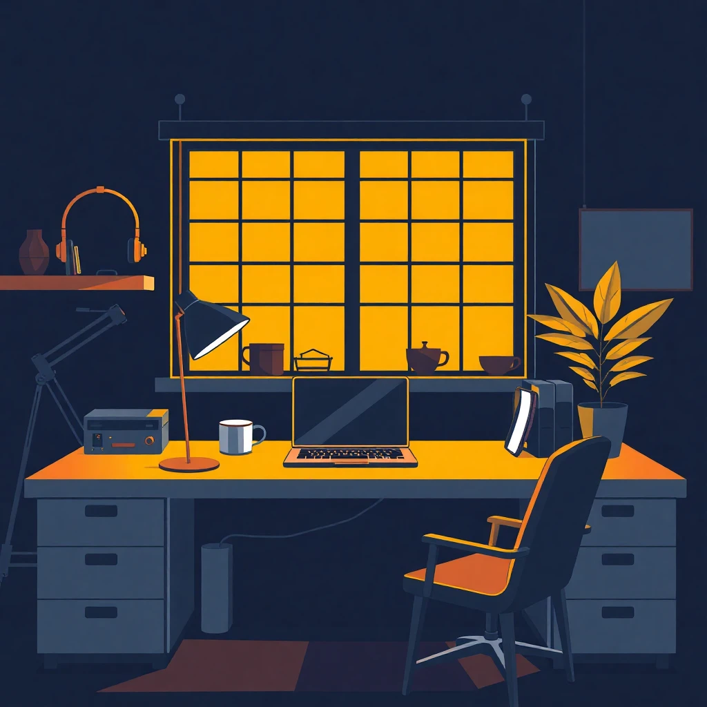 Remote work setup