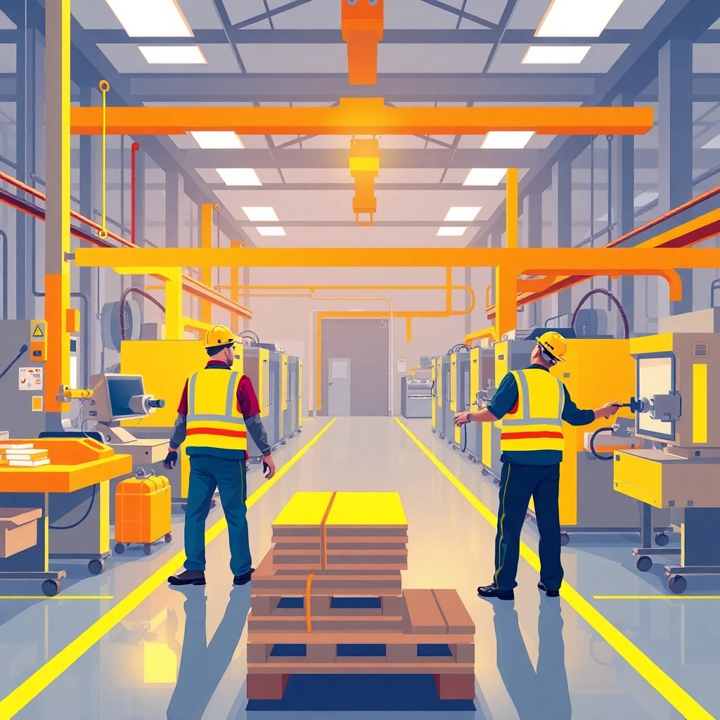 Manufacturing Operator at work