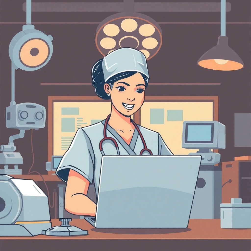 Nurse evaluating job opportunities