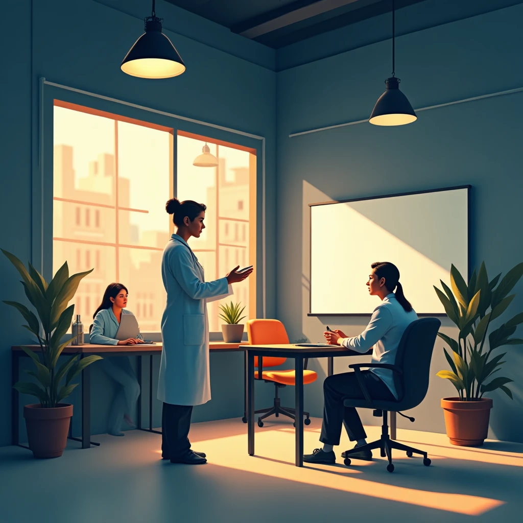 Healthcare training session