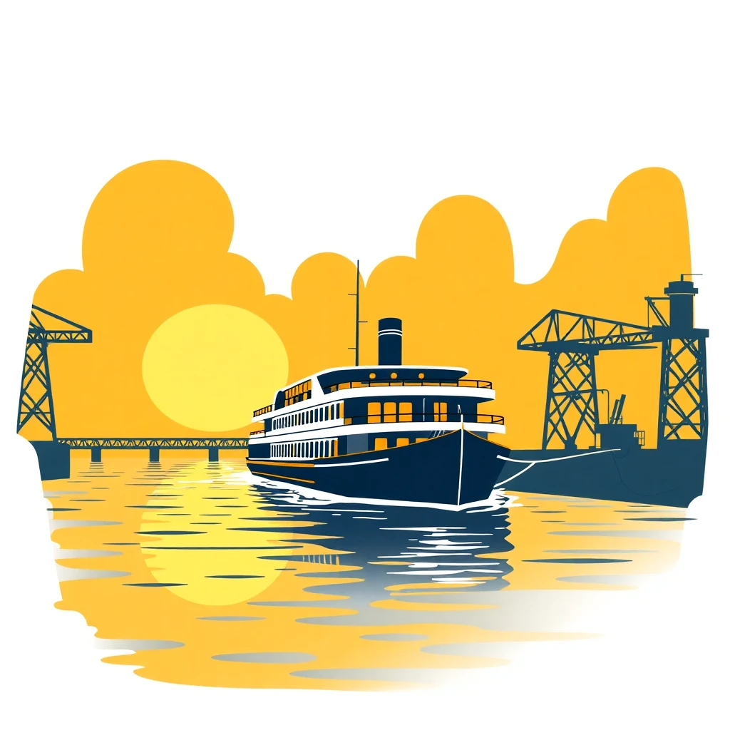 River cruise dock