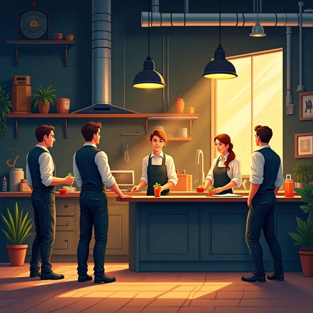 Hospitality training session