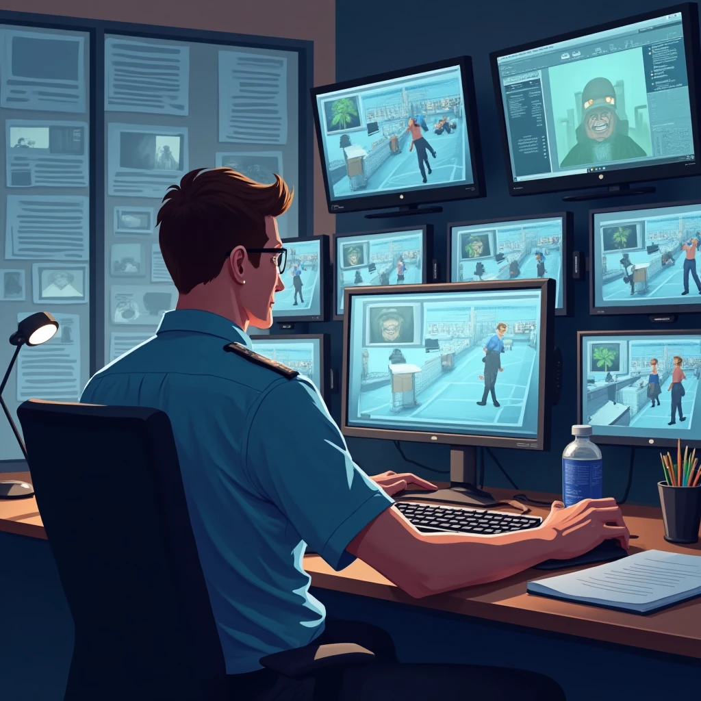 CCTV monitoring in action