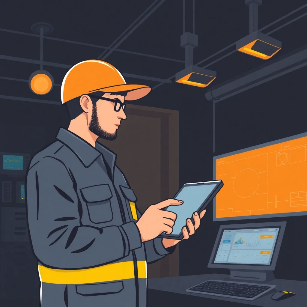 Specialized security officer in control room