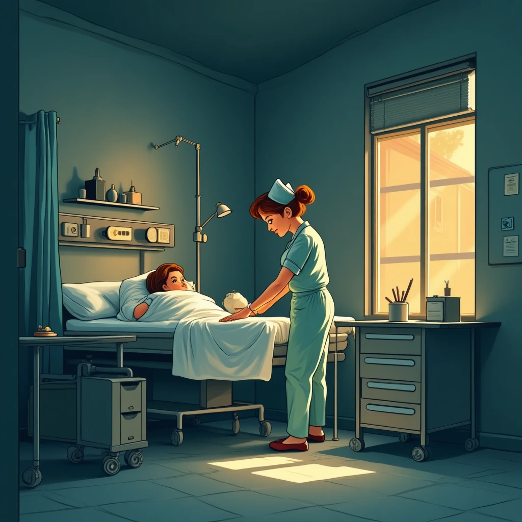Nurse at work in hospital