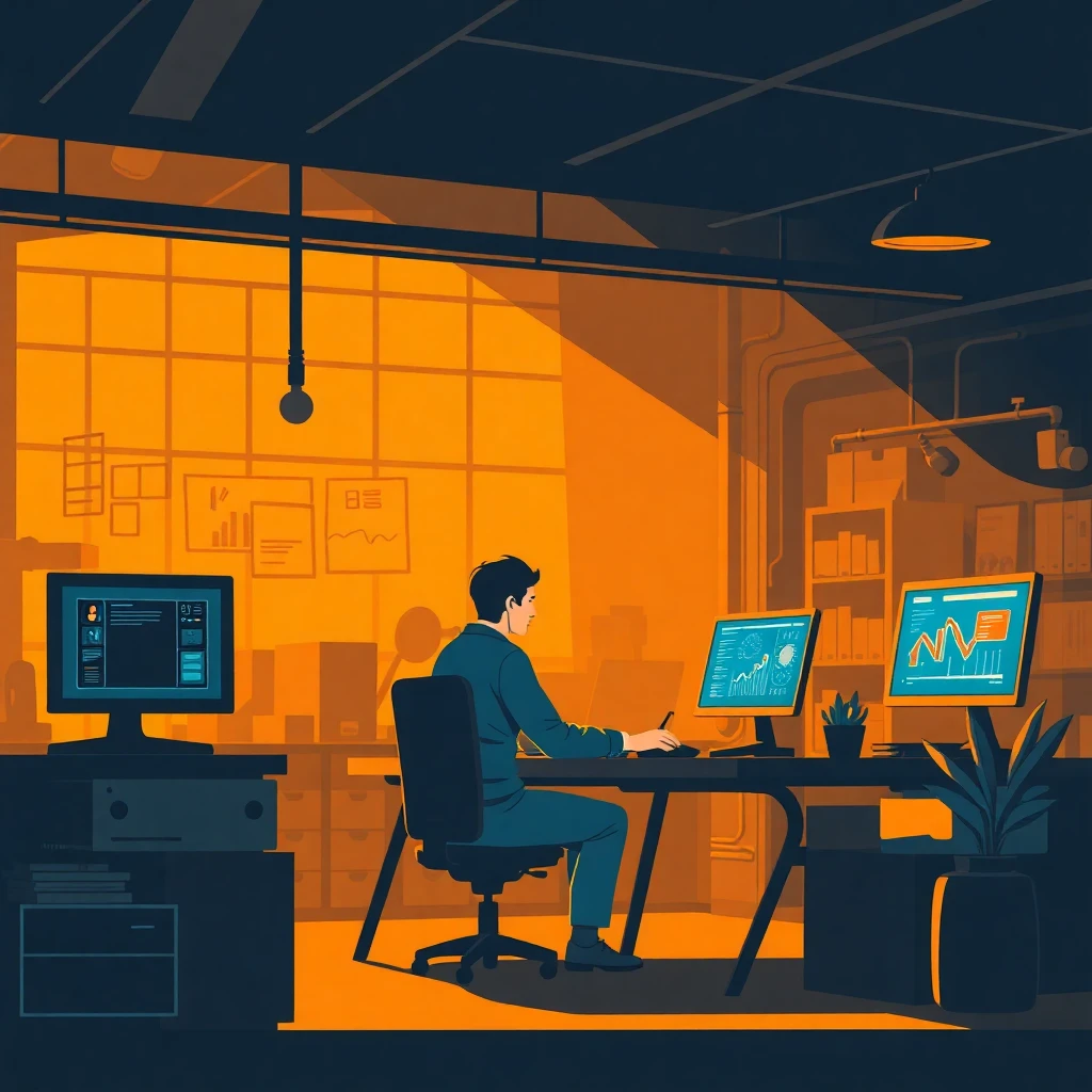 Desarrollador de AI en acción