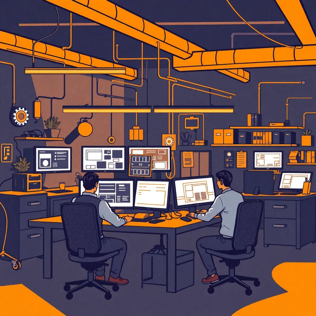 IT support team in action