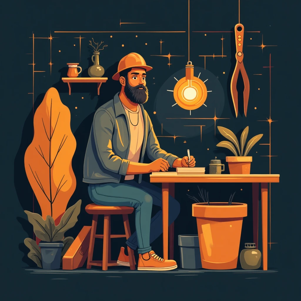 在宅オフィスでの仕事