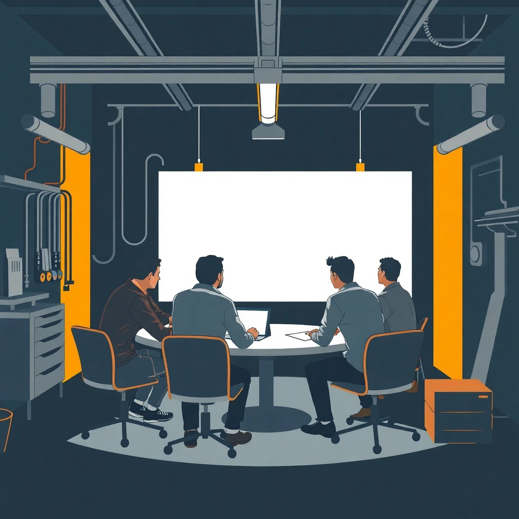 Reunión de ingenieros